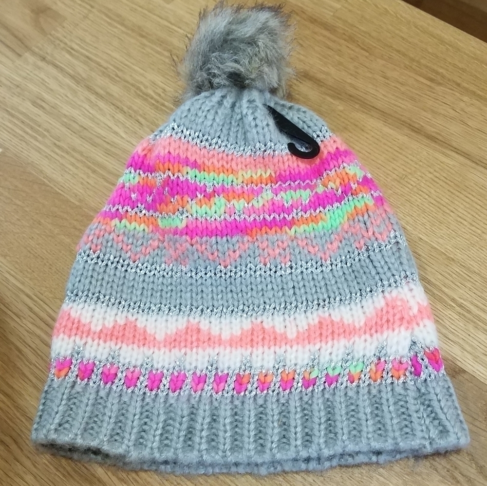 JOE Boxer Faux Fur Pom Pom Beanie